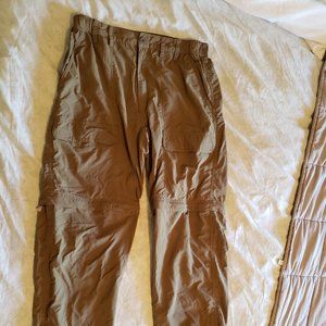 White Sierra Pants Men's Medium in Green